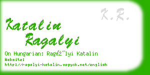 katalin ragalyi business card